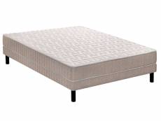 Matelas ressorts + sommier 140x190 cm EPEDA FINESSE