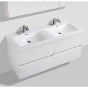 Meuble salle de bain design double vasque siena largeur