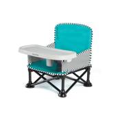 Rehausseur Summer Infant Chaise d'appoint réhausseur Pop 'n Sit, intérieur, extérieur, pratique et compacte, pliage rapide, bleu