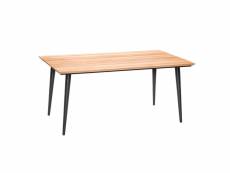 Table de jardin rectangulaire en bois teck comores - 4 places - jardiline