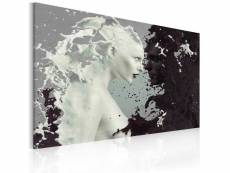 Tableau sur toile décoration murale image imprimée cadre en bois à suspendre noir ou blanc? 60x40 cm 11_0009536