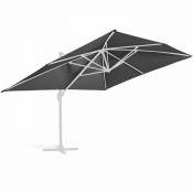 Toile pour parasol déporté 4x3m anthracite - Gris