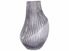 Vase à fleurs gris 36 cm myrsina 346209