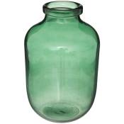 Vase verre vert H28cm - Atmosphera créateur d'intérieur