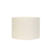 Abat-jour cylindrique textile blanc Ø50x38cm