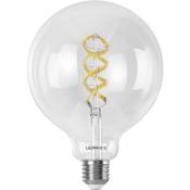 Ampoule led smart+ WIFI,transparente, 4,8 w, 470 lm, forme globe diamètre 125 mm, E27, multi couleurs et lumière blanche, dimmable, commande par