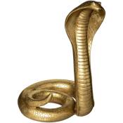 Atmosphera - Serpent cobra doré H37cm créateur d'intérieur