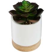 Atmosphera - Succulente artificielle - pot en céramique