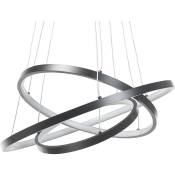Beliani - Lampe Suspendue à Design 3 Cercles en Aluminium