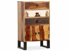 Buffet bahut armoire console meuble de rangement bois massif de sesham 86 cm helloshop26 4402101