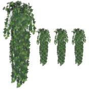 Buissons artificiels de lierre 4 pcs Vert 90 cm The