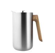 Cafetière à piston Nordic Kitchen / Pichet isotherme - 1 L - Eva Solo bois naturel/métal en métal/bois