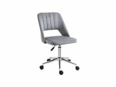 Chaise de bureau design alice grise