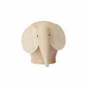 Figurine Nunu MEDIUM / Eléphant - L 20 cm - Woud bois naturel en bois