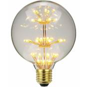 Groofoo - Led Ampoule Vintage Ampoule rgb Feu D'artifice Edison Ampoule G95 3W 220/240V E27 Ampoule Décorative (Feu d'artifice)