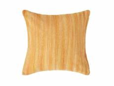 Homescapes housse de coussin en tissu chenille orange foncé, 60 x 60 cm SF1771B