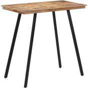 Houhence - Table de bar 110x55x105 cm bois de teck
