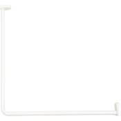 Kit d'angle blanc - 800 x 800 mm - Ø 25 mm - Bossini