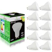 Lampesecoenergie - Pack de 10 Ampoules Led GU10 5W