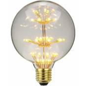 Led Ampoule Vintage Ampoule rgb Feu D'artifice Edison Ampoule G95 3W 220/240V E27 Ampoule Décorative (Feu d'artifice) - Groofoo