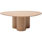 Miliboo - Table basse design bois clair L100 cm hollen