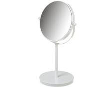 Miroir double rond à poser sur pied 35 cm