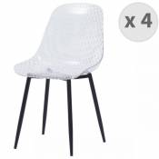 Moloo GLASS-Chaise design polycarbonate transparent
