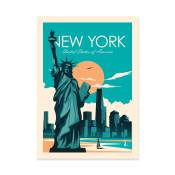 NEW YORK - STUDIO INCEPTION - Affiche d'art 50 x 70 cm