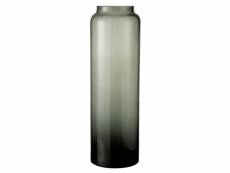 Paris prix - vase design en verre "droit long" 60cm gris