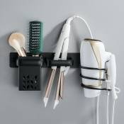 Porte Sèche Cheveux, Support de Lisseur avec Range-Câbles,