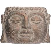 Pot Bouddha - ciment - H9 cm Atmosphera créateur d'intérieur