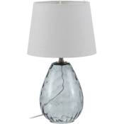 Retro - Lampe en verre gris 41 cm