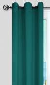 Rideau Uni aux Multiples Couleurs - Bleu Canard - 135 x 240 cm