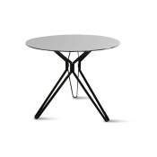 Table à manger ronde design en verre - Matera Designetsamaison