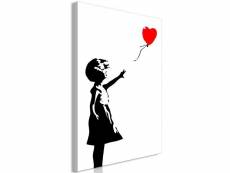 Tableau little girl with a balloon 1 pièce vertical