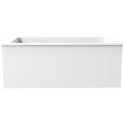 Tablier frontal blanc pour baignoire rectangulaire 180 x 60 cm installation niche - Blanc - Jacob Delafon