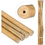 Tiges en bambou 120 cm, lot de 25, en bambou naturel,