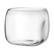 Vase large transparent Extra Mono box - Nude Glass
