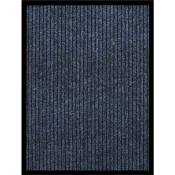 Vidaxl - Paillasson rayé Bleu 60x80 cm