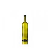 1 Bouteille bordelaise 750 ml pour conservation du vin en verre avec embout en lie'ge couleur uvag