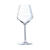 4 verres à pied 38cl Intense - Cristal d'Arques - ultra résistant 226 Transparent