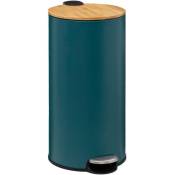 5five - poubelle couvercle bambou 30l modern color