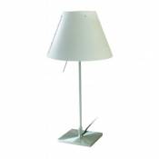 Costanzina Lampe de table aluminium/aluminium/abat-jour