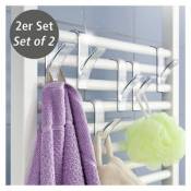 Crochets pour radiateur sèche-serviettes Wenko transparent