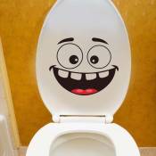 Csparkv - Dessin Animé Drôle De Toilette Autocollant