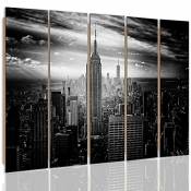 Feeby Frames Panneaux Deco New York Photo 5 pièces