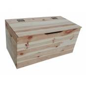 Homeness - Trunk Cassapanca en bois de pin 100 cm meubles