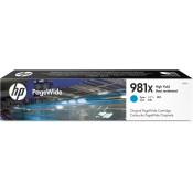 Hp 981X - Original - Cyan - hp - hp PageWide Enterprise Color 556/586 - Impression à jet d'encre - Rendement élevé (xl) (L0R09A) - Hewlett Packard
