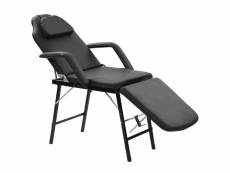 Joli massage et relaxation ensemble são tomé fauteuil de massage pour traitement facial simili-cuir noir