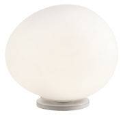 Lampe de table Gregg Media / Verre - L 31 cm - Foscarini blanc en verre